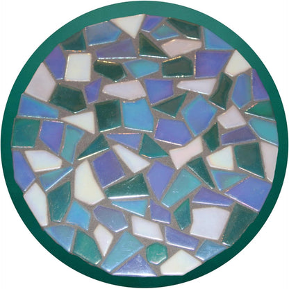 Irregular Glass Mosaic Tiles Bulk 500g Glossy and Iridescent Mosaic Glass Tiles for DIY Projects and Arts and Crafts Solid Colors and Mixes (Glossy Yellow)