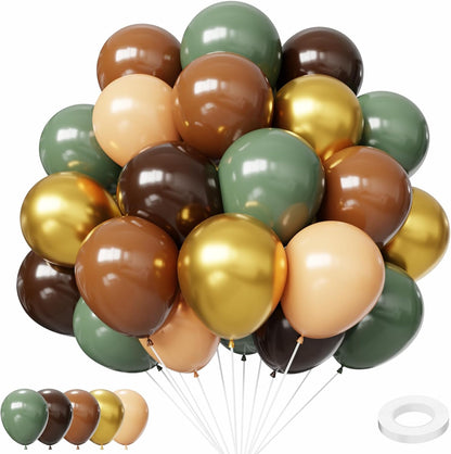 Yellow Balloons Kit, 50Pcs Matte Lemon Yellow Latex Balloons 12In Size | white Metallic Gold Balloon for Birthday Wedding Baby Shower Bride Sunflower Party Decoration