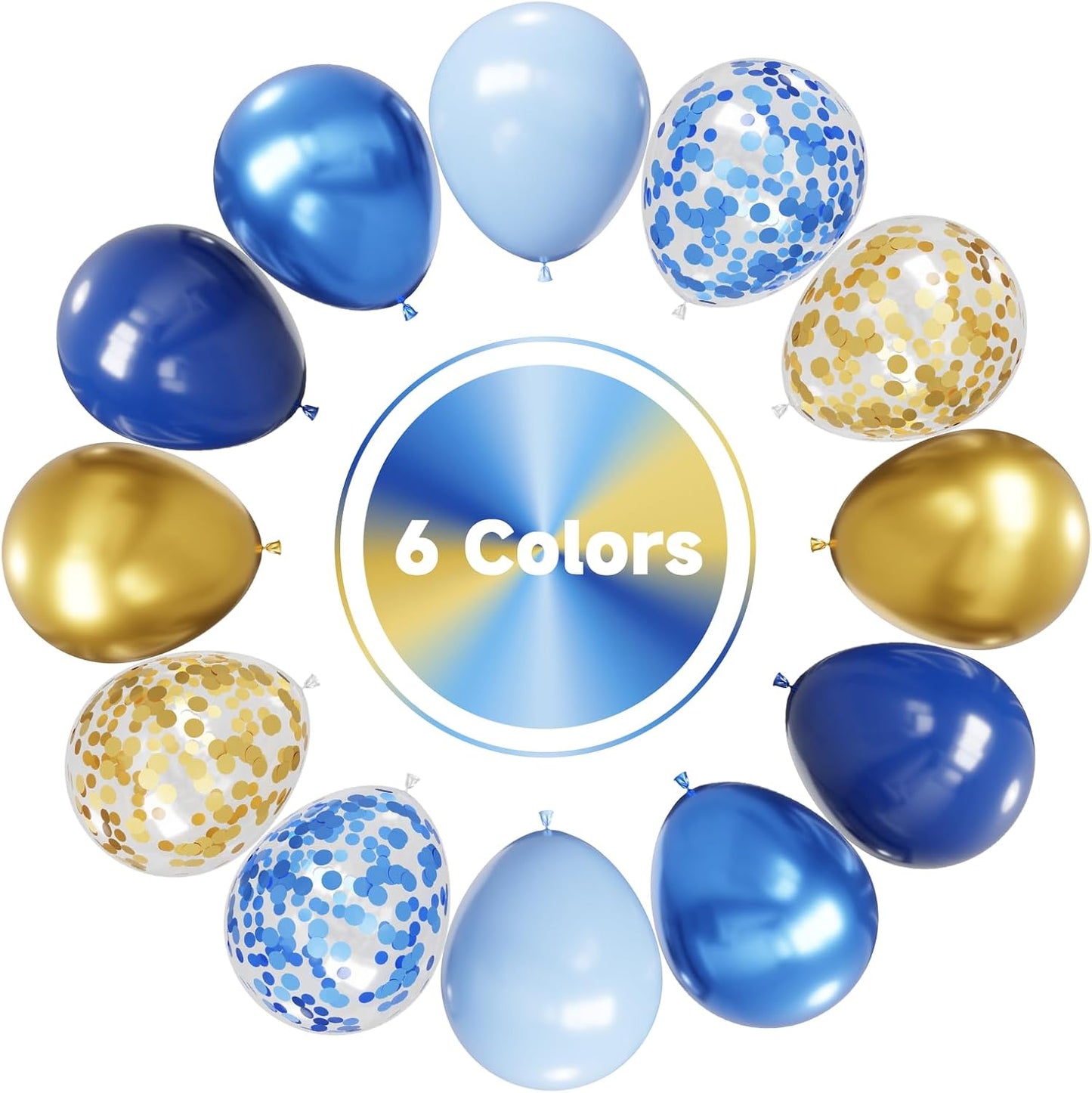 Yellow Balloons Kit, 50Pcs Matte Lemon Yellow Latex Balloons 12In Size | white Metallic Gold Balloon for Birthday Wedding Baby Shower Bride Sunflower Party Decoration