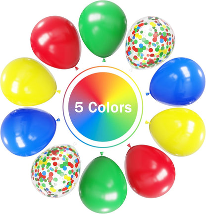 Yellow Balloons Kit, 50Pcs Matte Lemon Yellow Latex Balloons 12In Size | white Metallic Gold Balloon for Birthday Wedding Baby Shower Bride Sunflower Party Decoration