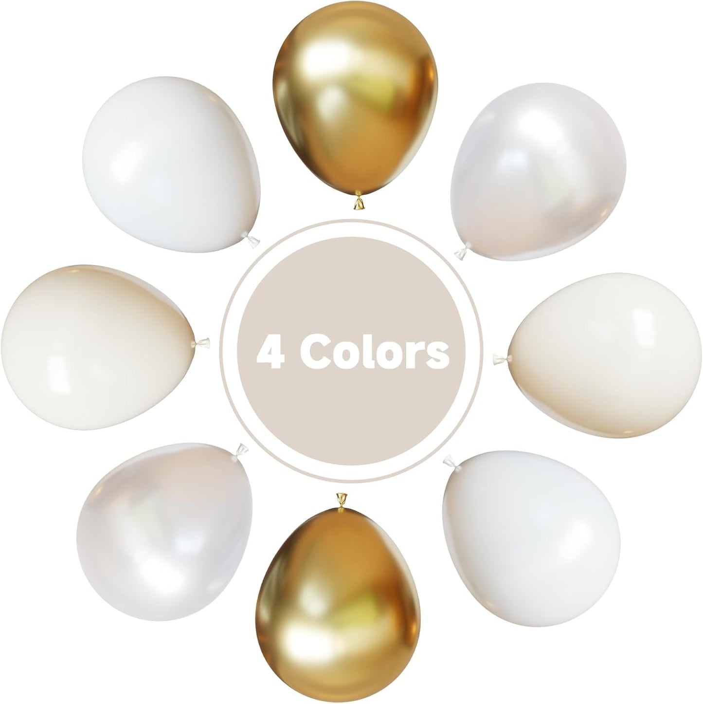 Yellow Balloons Kit, 50Pcs Matte Lemon Yellow Latex Balloons 12In Size | white Metallic Gold Balloon for Birthday Wedding Baby Shower Bride Sunflower Party Decoration