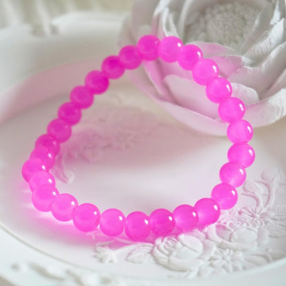 240pcs Glass Beads for Bracelets, 6mm Round Glass Beads for Jewelry Making DIY Crafts (Yellow)