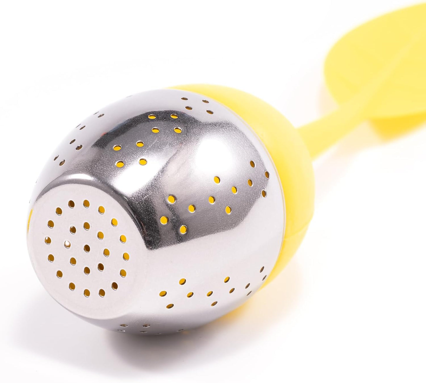 1pcs Silicone Stainless Steel Tea Ball 1.5 Inch Tea Infuser Strainers Tea Strainer Filters Tea Interval Diffuser for Tea (yellow)