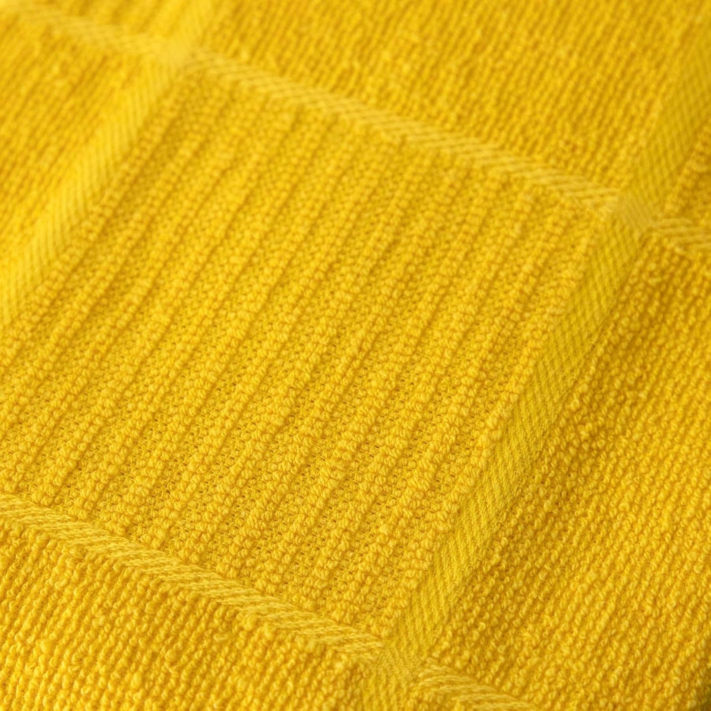T-Fal Solid & Checked Parquet Kitchen Towels: Highly Absorbent, Super Soft Long Lasting - 100% Cotton, 16"x26" Dish Towels for Cleaning & Drying Dishes, Pans, Glassware, or Countertops, 2-Pack, Lemon