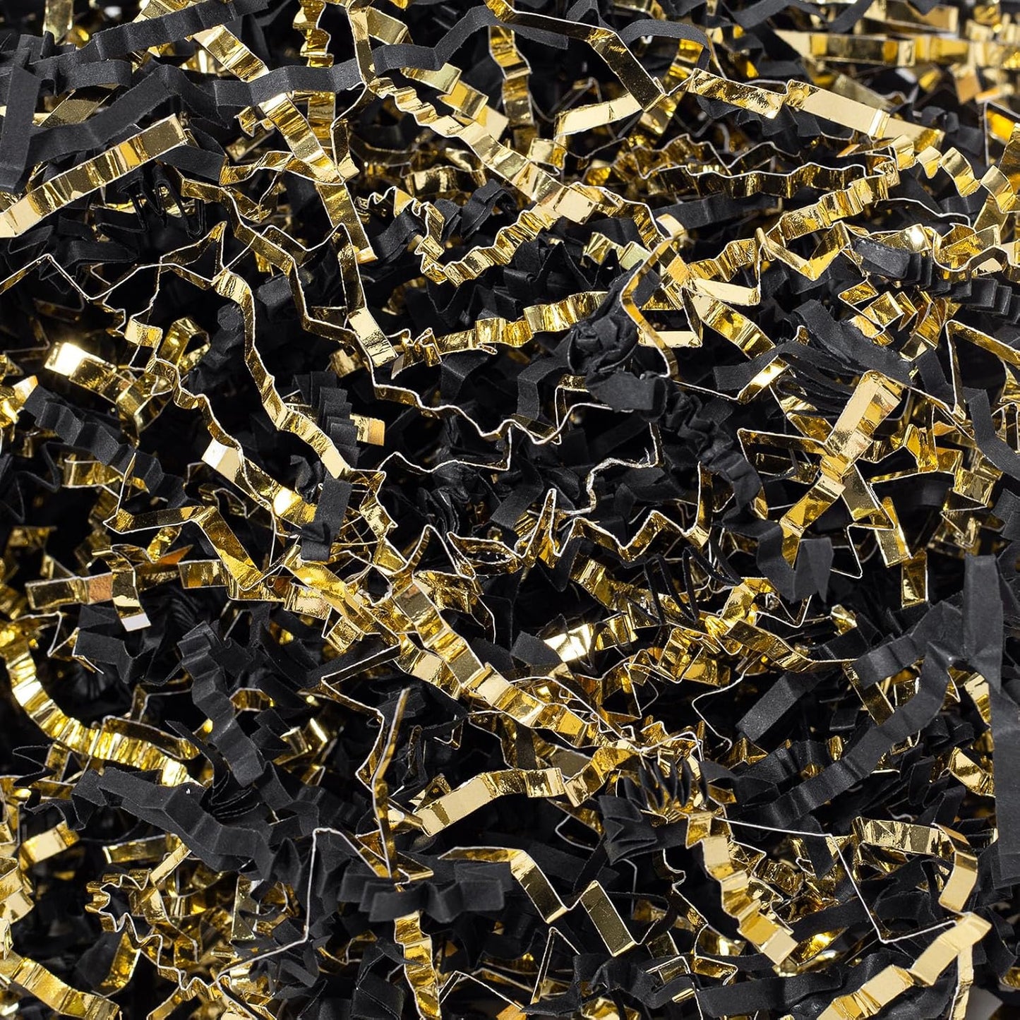 1 LB Crinkle Cut Paper Shred Yellow Shredded Paper For Gift Box | Gift Baskets Filler - Gift Box Bag Filler - Confetti Stuffing for Birthday, Holiday Present Packaging Wrapping