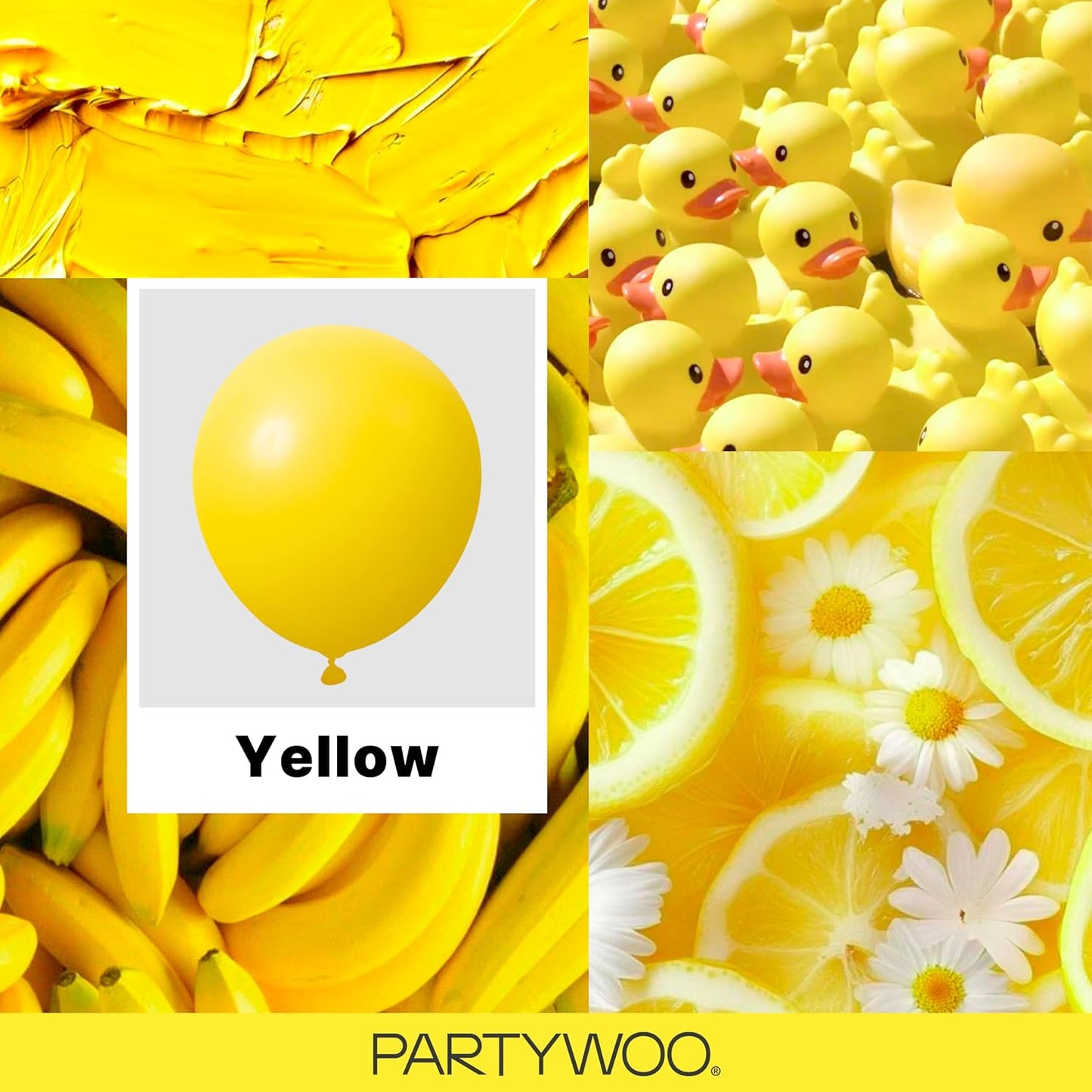 Yellow Balloons 140pcs Matte Yellow Balloons Different Sizes | 18 12 10 5 Inch for Easter Bee Baby Shower Sunflower Birthday Graduation Bee Sunflower Party Decorations Yellow-Y55