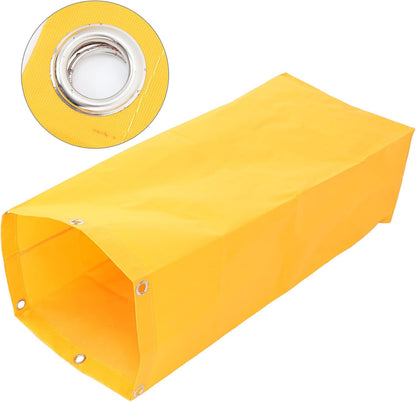 Heavy Duty Housekeeping Cart Bag Made of Sturdy Oxford Cloth, Yellow Utility Tote Bag Designed to Organize Rags and Tools and Keep Items Sanitary for Efficient Cleaning Tasks