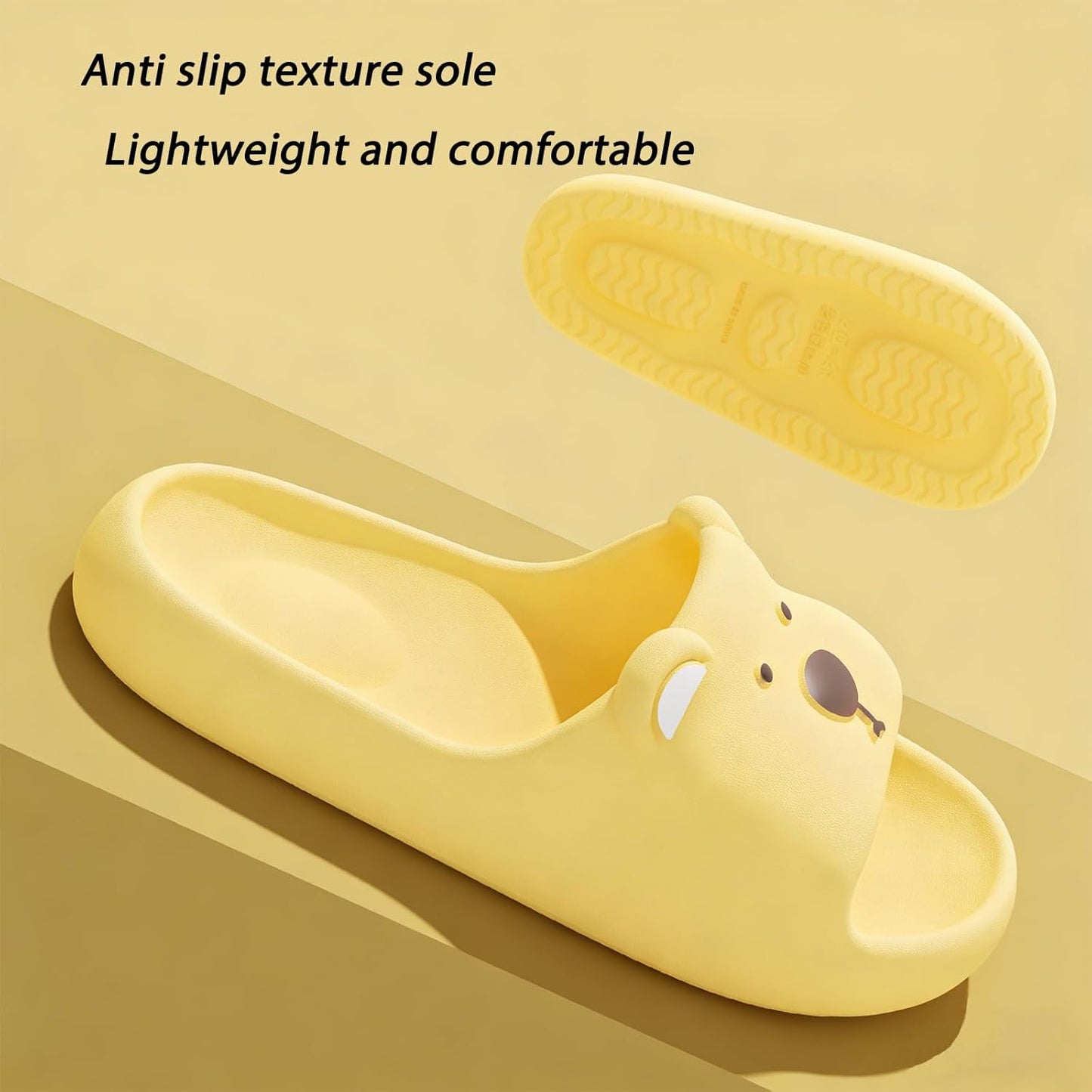 Shower Slippers House Sandals Thick Sole Non Slip EVA Lightweight for Indoors or outdoors