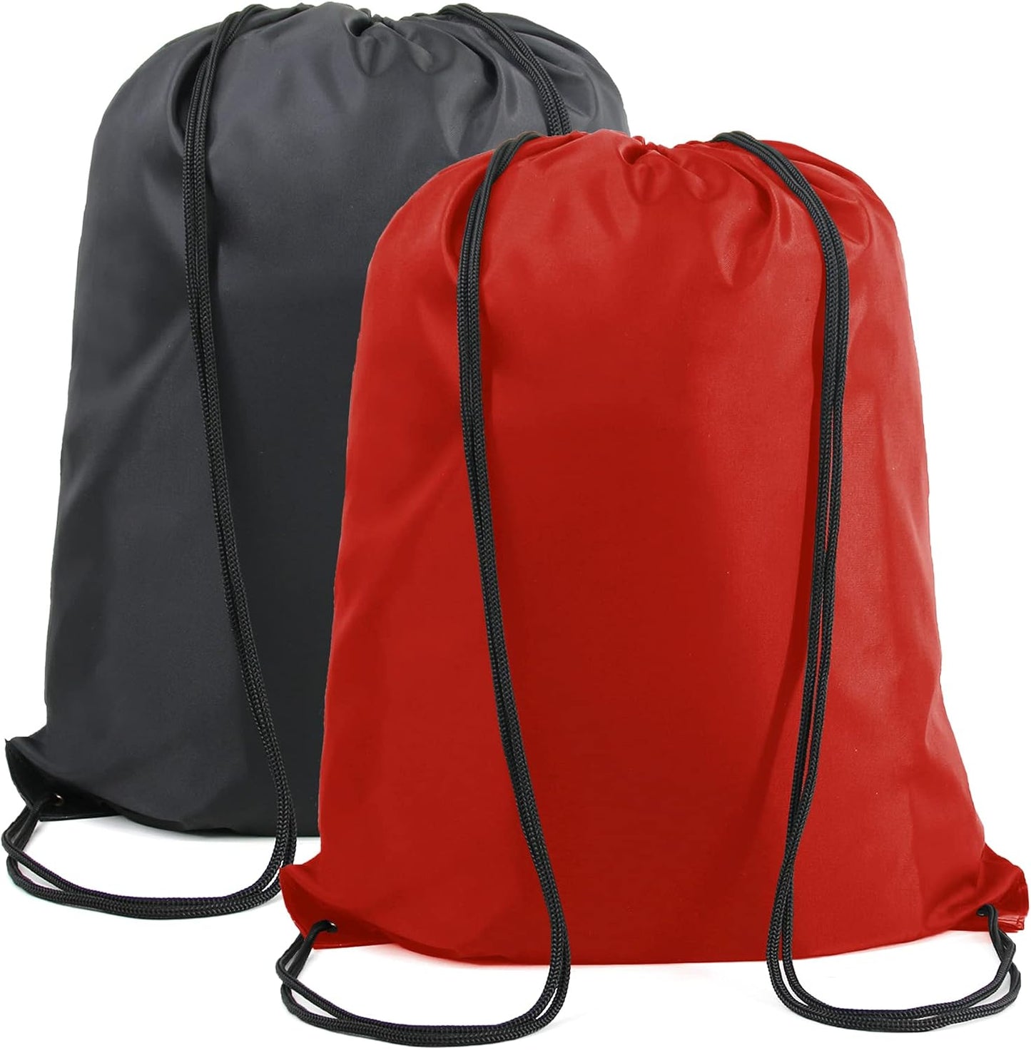 20 Pieces Yellow Cinch Sack Bags Bulk Gymsack for Christmas Sports Polyester Drawstring Backpacks for Heat Vinyl and Tie Dye Pull sinch Sackpack for Women and Men