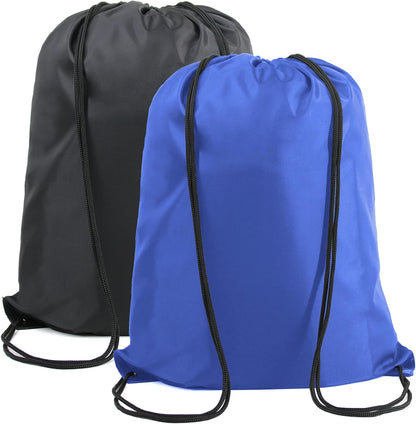 20 Pieces Yellow Cinch Sack Bags Bulk Gymsack for Christmas Sports Polyester Drawstring Backpacks for Heat Vinyl and Tie Dye Pull sinch Sackpack for Women and Men