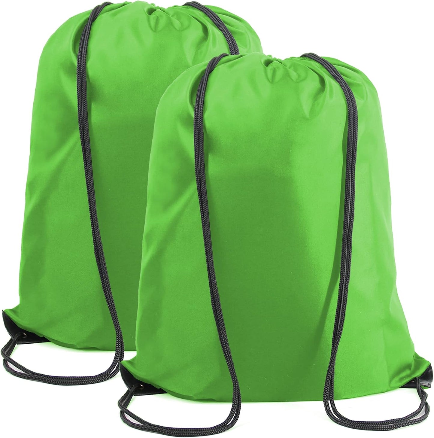 20 Pieces Yellow Cinch Sack Bags Bulk Gymsack for Christmas Sports Polyester Drawstring Backpacks for Heat Vinyl and Tie Dye Pull sinch Sackpack for Women and Men
