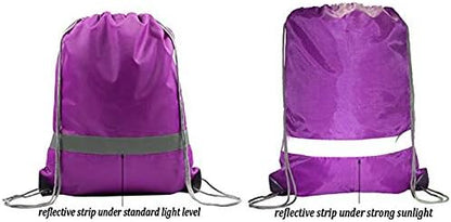 20 Pieces Yellow Cinch Sack Bags Bulk Gymsack for Christmas Sports Polyester Drawstring Backpacks for Heat Vinyl and Tie Dye Pull sinch Sackpack for Women and Men