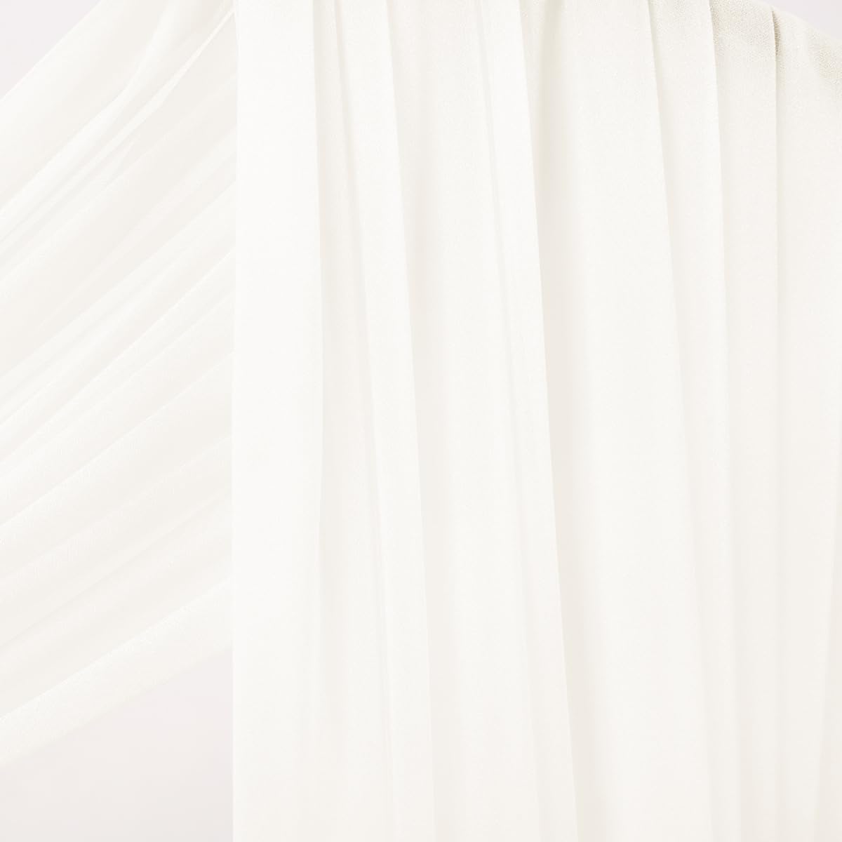 Wedding Arch Draping Fabric Sheer Curtain Drapes Birthday Party Home Decor | Yellow 29" x 20FT 1 Panel Outdoor Drapes Extra Long for Bridal Baby Shower Ceremony Decor