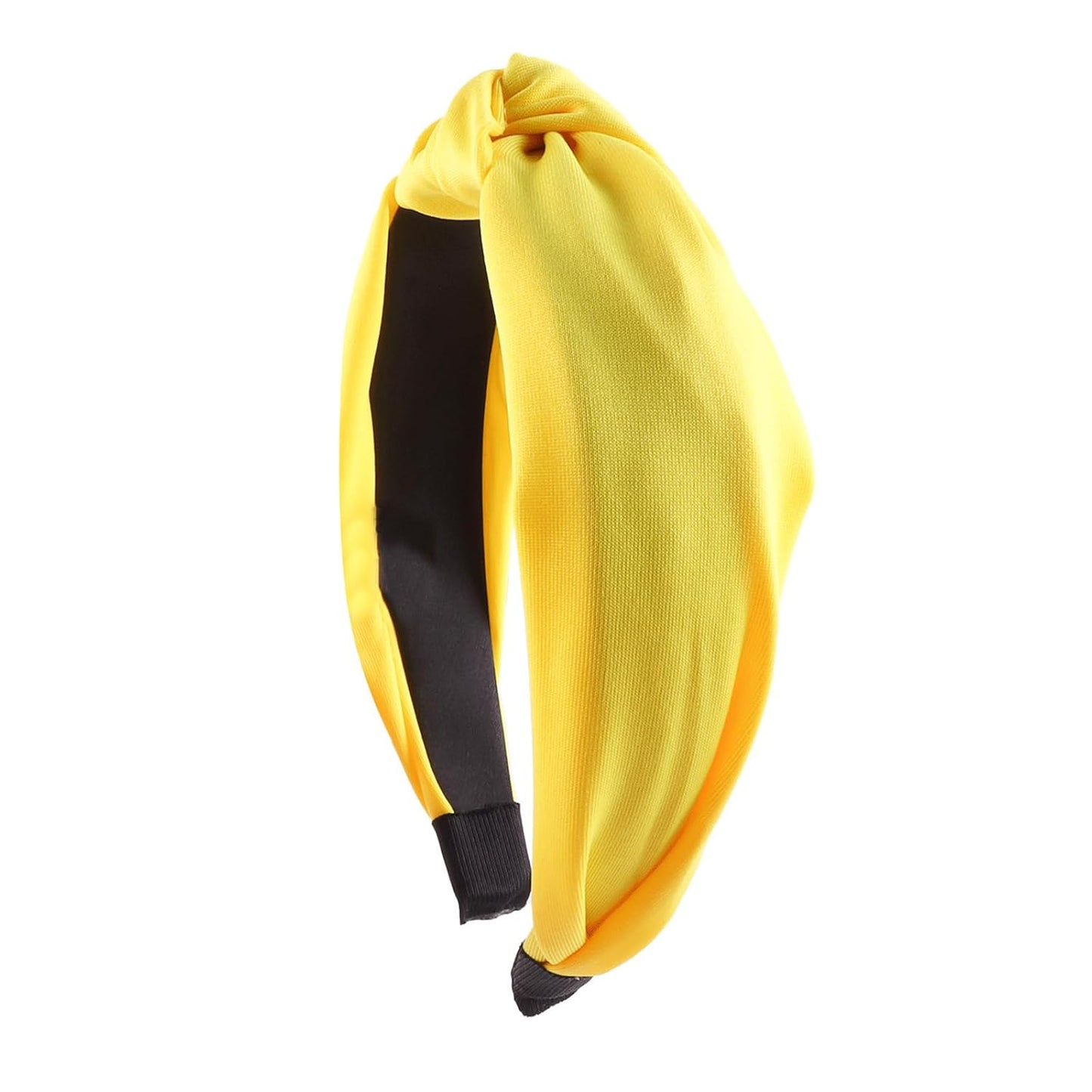 Yellow Knotted Headband Knot Hair Bands Fashion Elegant Hair Accessories for Women Girls Fall Thanksgiving Birthday Wedding Party Supplies