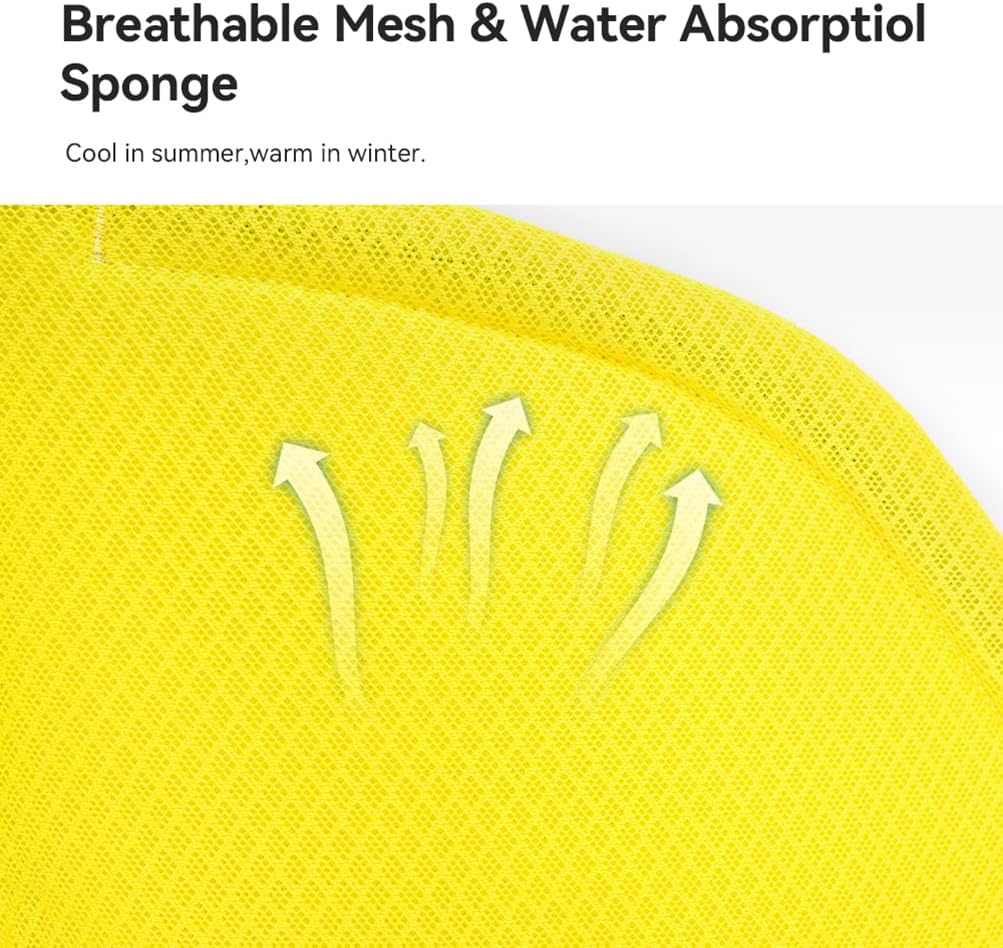 Dog Cooling Vest Harness Cooler Jacket Yellow XX-Small