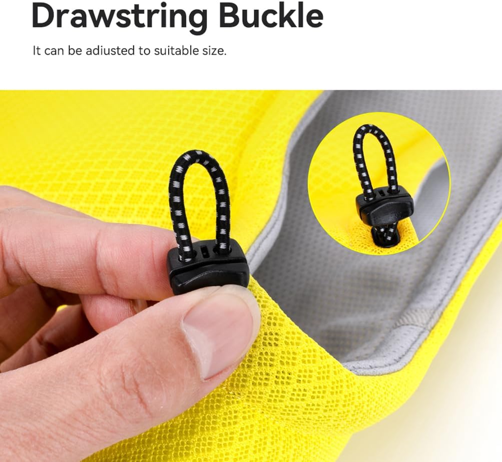 Dog Cooling Vest Harness Cooler Jacket Yellow XX-Small