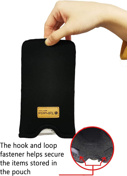 Neoprene Phone Holder Sleeve w/Belt Loop Holster (Purple) | For Men/Women; Water-resistant neoprene material, lightweight, w/ adjustable lanyard; Compatible with most of smartphones