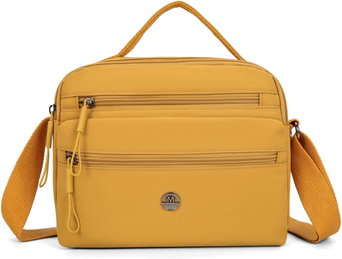 Crossbody Bags for Women, Small Cross Body Purse Nylon Shoulder Handbags Multi-Pocket Pocketbooks Everyday Purse B025