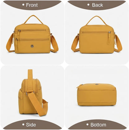 Crossbody Bags for Women, Small Cross Body Purse Nylon Shoulder Handbags Multi-Pocket Pocketbooks Everyday Purse B025