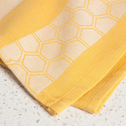 Kitchen Jacquard Dishtowels, Yellow