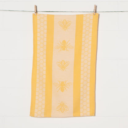 Kitchen Jacquard Dishtowels, Yellow