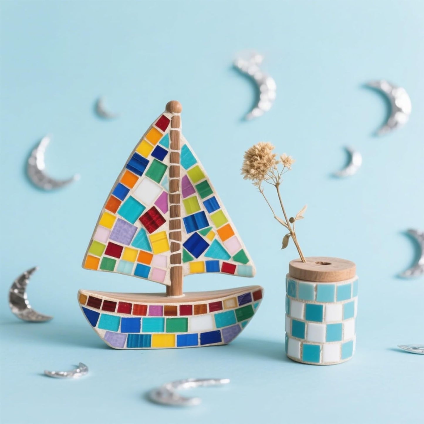 200g 7oz Yellow Irregular Mosaic Tiles Crystal Mosaic Glass Pieces Bulk | Crystal Mosaic Glass Pieces Bulk Square and Triangle Glass Tiles for Crafts