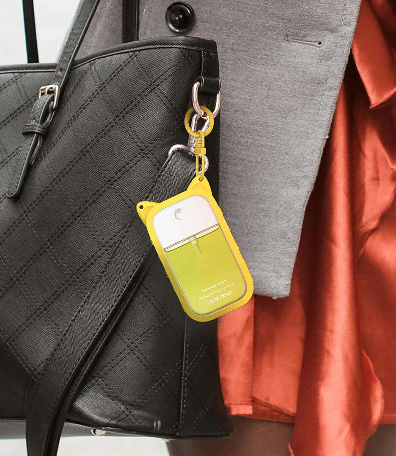 Silicone Case Compatible with Touchland Hand Sanitizer Spray (Fit for 1 FL OZ/30 mL Ver)