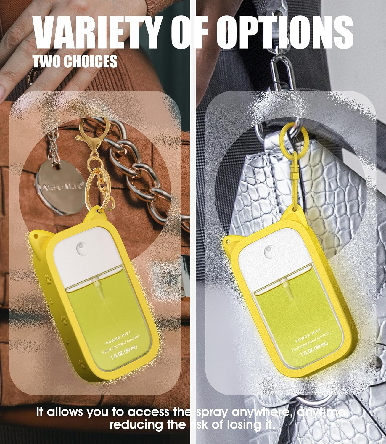 Silicone Case Compatible with Touchland Hand Sanitizer Spray (Fit for 1 FL OZ/30 mL Ver)