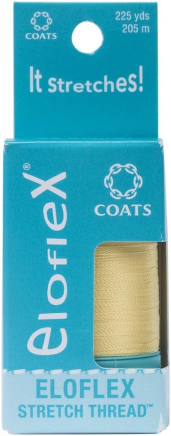Coats Eloflex Stretch Thread, Yellow