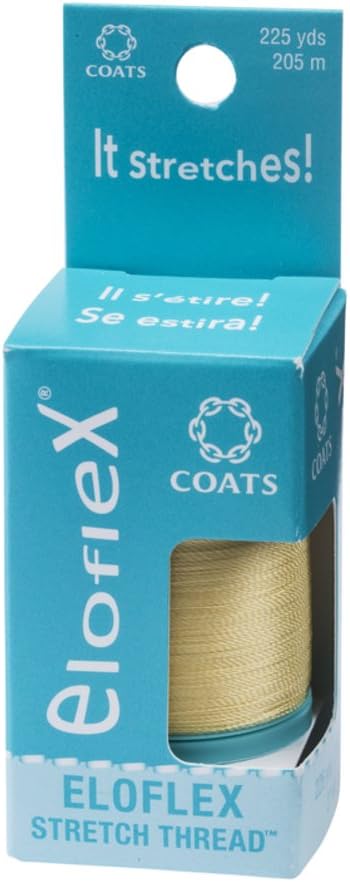 Coats Eloflex Stretch Thread, Yellow
