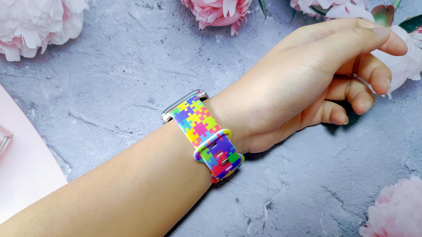 Autism Awareness Iwatch Bands Compatible With Apple Watch Straps Replacement For Smartwatch Bands All Series
