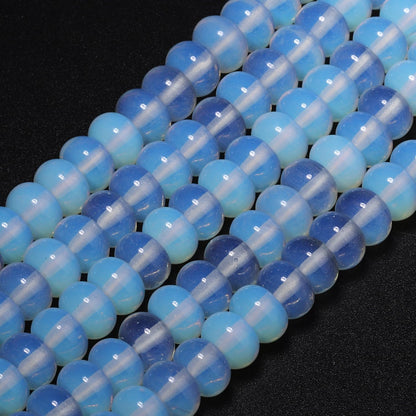 5x8mm Natural Green Lemon Jade Stone Rondelle Beads, 75PCS Spacer Round Loose Abacus Beads for Jewelry Making, Gemstone for Bracelet Necklace Earrings, Arts and Crafts - Colors B