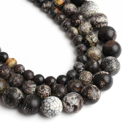 60pcs Round Loose Yellow Fire Agate Beads for Bracelet Beads，6mm Gemstone Bead Round Loose Stone Beads for Jewelry Making DIY Bracelet Necklace Earrings