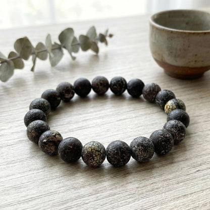 60pcs Round Loose Yellow Fire Agate Beads for Bracelet Beads，6mm Gemstone Bead Round Loose Stone Beads for Jewelry Making DIY Bracelet Necklace Earrings