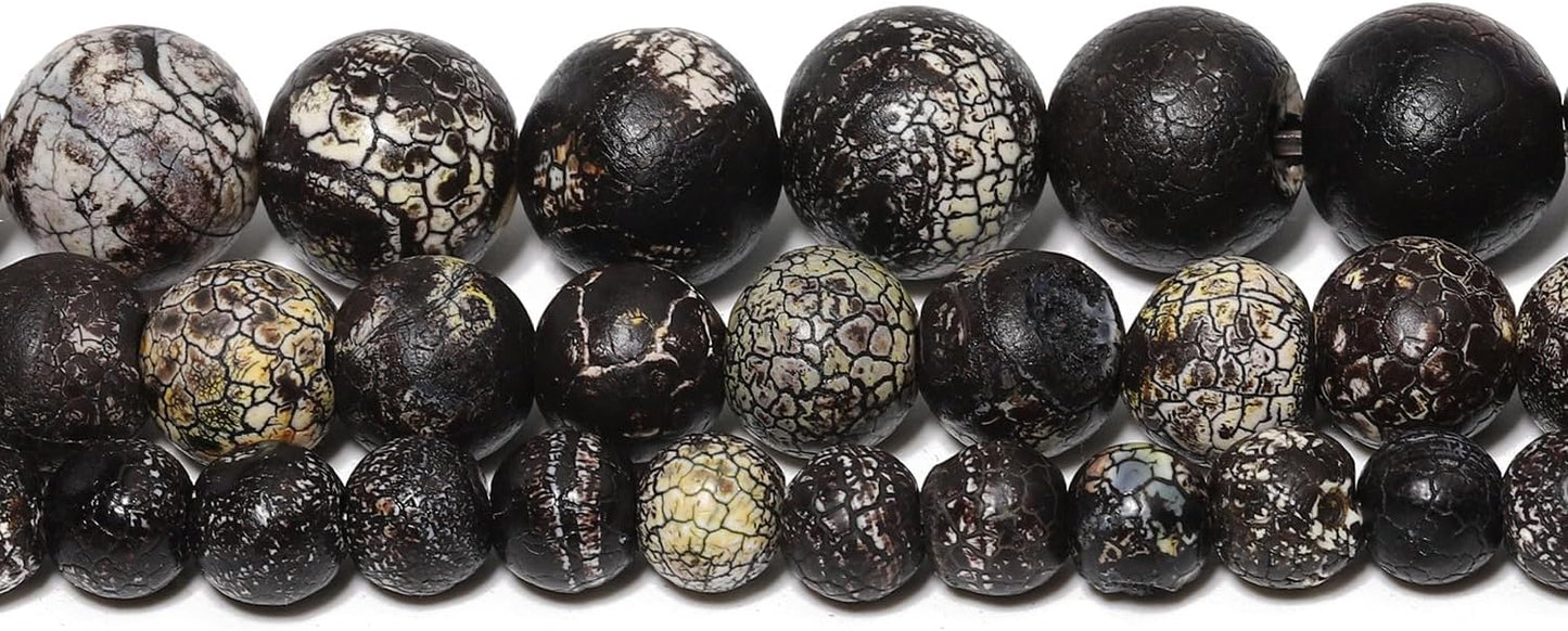 60pcs Round Loose Yellow Fire Agate Beads for Bracelet Beads，6mm Gemstone Bead Round Loose Stone Beads for Jewelry Making DIY Bracelet Necklace Earrings
