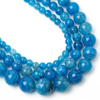 60pcs Round Loose Yellow Fire Agate Beads for Bracelet Beads，6mm Gemstone Bead Round Loose Stone Beads for Jewelry Making DIY Bracelet Necklace Earrings