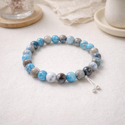 60pcs Round Loose Yellow Fire Agate Beads for Bracelet Beads，6mm Gemstone Bead Round Loose Stone Beads for Jewelry Making DIY Bracelet Necklace Earrings