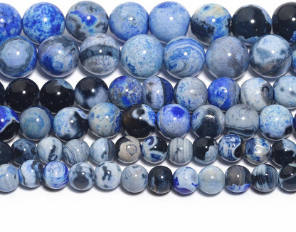60pcs Round Loose Yellow Fire Agate Beads for Bracelet Beads，6mm Gemstone Bead Round Loose Stone Beads for Jewelry Making DIY Bracelet Necklace Earrings