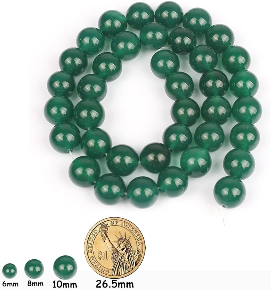 60pcs Round Loose Yellow Fire Agate Beads for Bracelet Beads，6mm Gemstone Bead Round Loose Stone Beads for Jewelry Making DIY Bracelet Necklace Earrings
