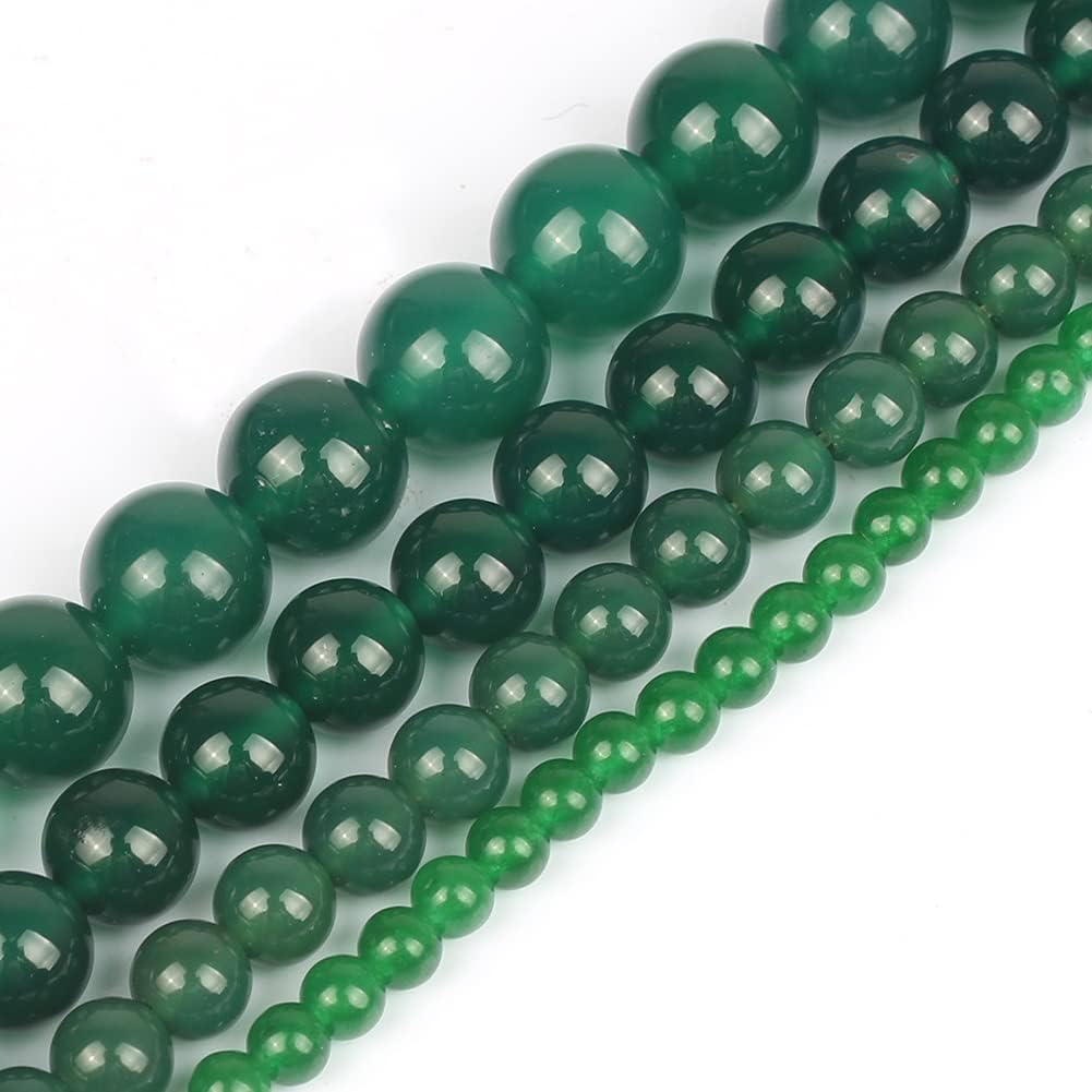 60pcs Round Loose Yellow Fire Agate Beads for Bracelet Beads，6mm Gemstone Bead Round Loose Stone Beads for Jewelry Making DIY Bracelet Necklace Earrings