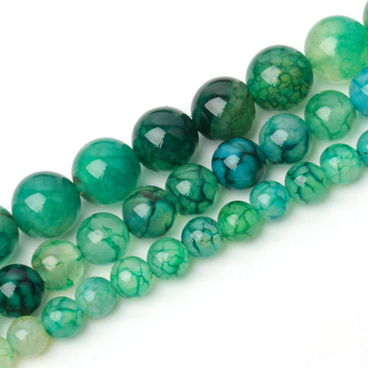 60pcs Round Loose Yellow Fire Agate Beads for Bracelet Beads，6mm Gemstone Bead Round Loose Stone Beads for Jewelry Making DIY Bracelet Necklace Earrings