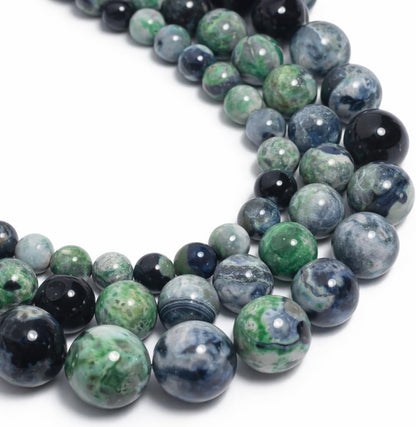 60pcs Round Loose Yellow Fire Agate Beads for Bracelet Beads，6mm Gemstone Bead Round Loose Stone Beads for Jewelry Making DIY Bracelet Necklace Earrings
