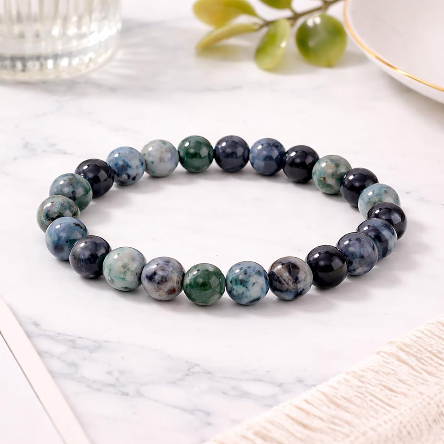 60pcs Round Loose Yellow Fire Agate Beads for Bracelet Beads，6mm Gemstone Bead Round Loose Stone Beads for Jewelry Making DIY Bracelet Necklace Earrings