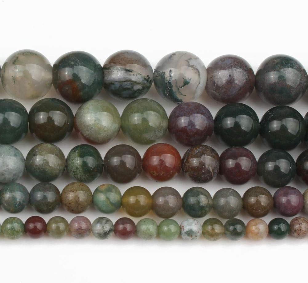 60pcs Round Loose Yellow Fire Agate Beads for Bracelet Beads，6mm Gemstone Bead Round Loose Stone Beads for Jewelry Making DIY Bracelet Necklace Earrings