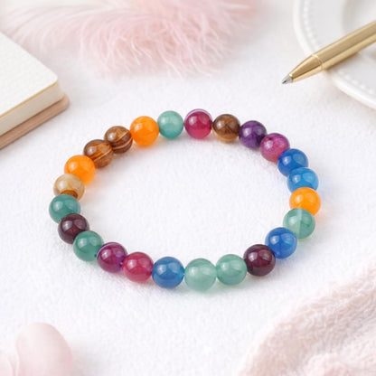 60pcs Round Loose Yellow Fire Agate Beads for Bracelet Beads，6mm Gemstone Bead Round Loose Stone Beads for Jewelry Making DIY Bracelet Necklace Earrings