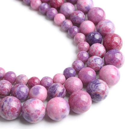 60pcs Round Loose Yellow Fire Agate Beads for Bracelet Beads，6mm Gemstone Bead Round Loose Stone Beads for Jewelry Making DIY Bracelet Necklace Earrings