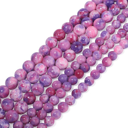 60pcs Round Loose Yellow Fire Agate Beads for Bracelet Beads，6mm Gemstone Bead Round Loose Stone Beads for Jewelry Making DIY Bracelet Necklace Earrings