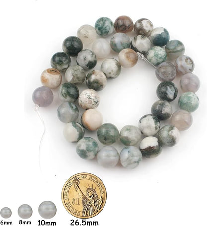 60pcs Round Loose Yellow Fire Agate Beads for Bracelet Beads，6mm Gemstone Bead Round Loose Stone Beads for Jewelry Making DIY Bracelet Necklace Earrings