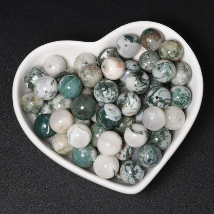 60pcs Round Loose Yellow Fire Agate Beads for Bracelet Beads，6mm Gemstone Bead Round Loose Stone Beads for Jewelry Making DIY Bracelet Necklace Earrings