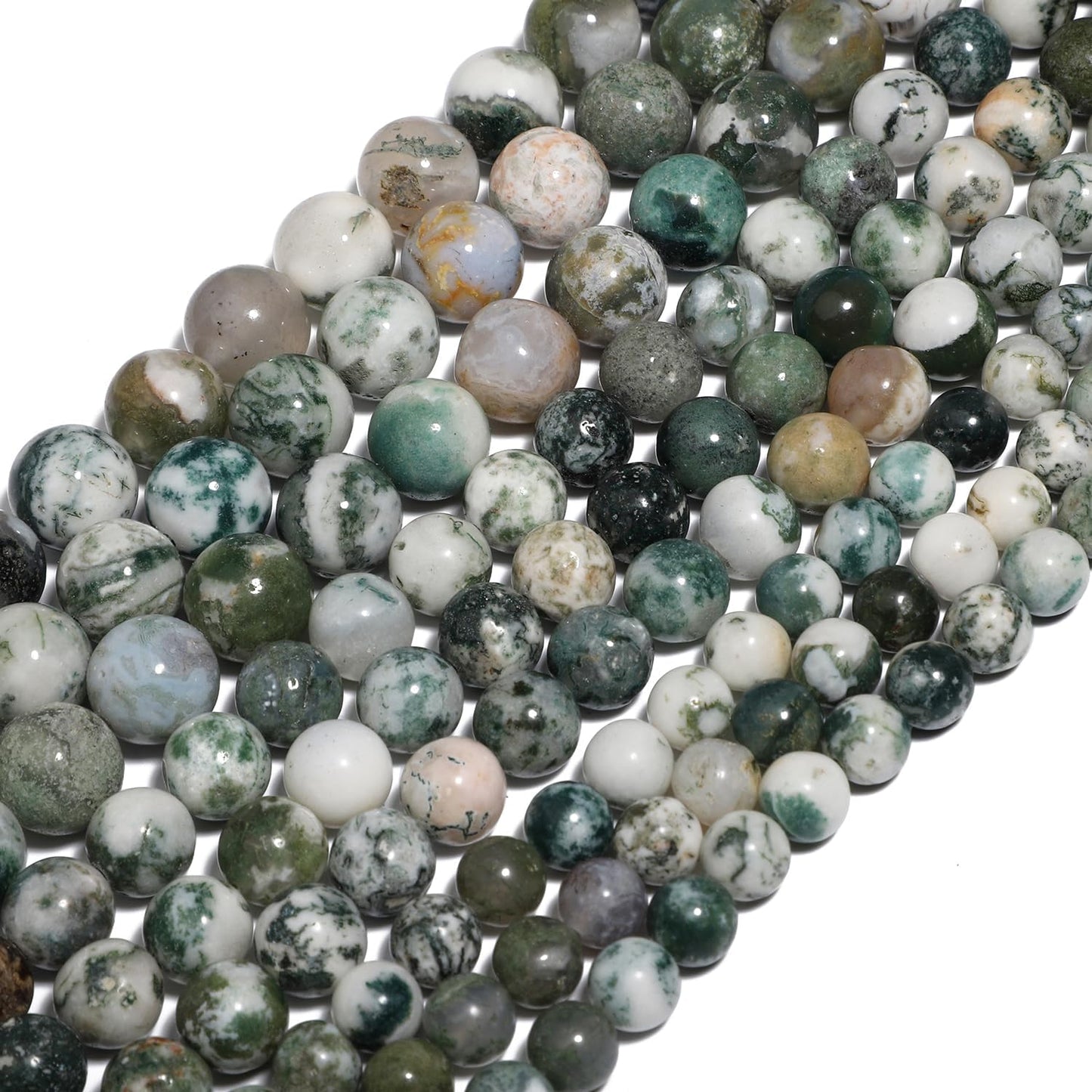60pcs Round Loose Yellow Fire Agate Beads for Bracelet Beads，6mm Gemstone Bead Round Loose Stone Beads for Jewelry Making DIY Bracelet Necklace Earrings